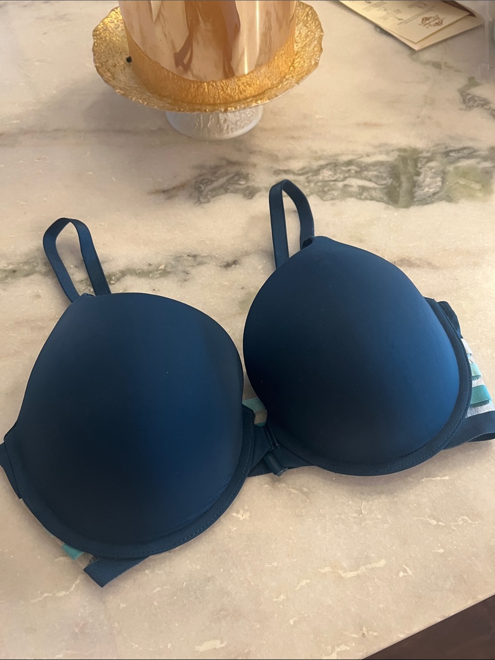 Victoria's Secret Navy Blue Molded T-Shirt Bra